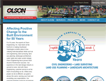 Tablet Screenshot of olsonengr.com